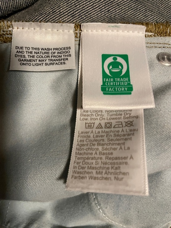 J. Crew ‘96 Denim Trouser High-Rise Wide Leg Dark Blue  Size 29P - Picture 9 of 11